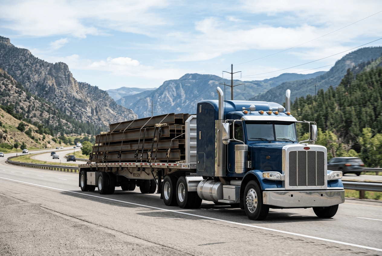 Flatbed truck